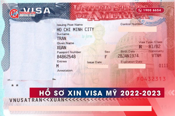 Hồ sơ xin visa Mỹ 2022-2023