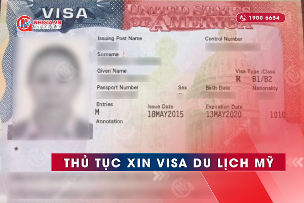 Thủ tục xin visa du lịch Mỹ